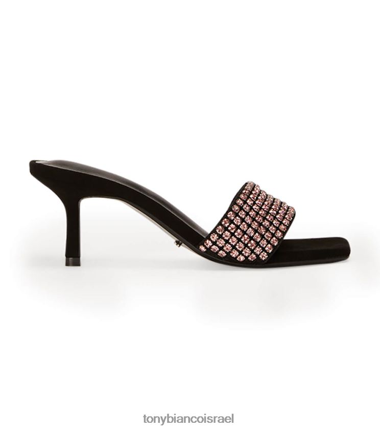 עקבים נמוכים | נשים קריסטל ורוד/זמש שחור Tony Bianco עקבי עמוס 8BNR8T290