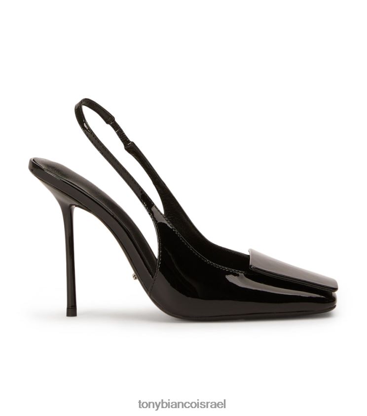 נעלי עקב | נשים פטנט שחור Tony Bianco rue heels 8BNR8T47